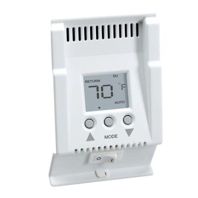 Smart-Base 240-Volt 5-1-1 Programmable 4 Events/Day Baseboard Thermostat in White